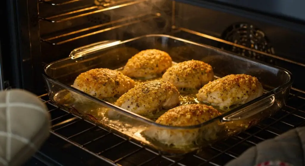 Chicken Baking or Just Out of Oven