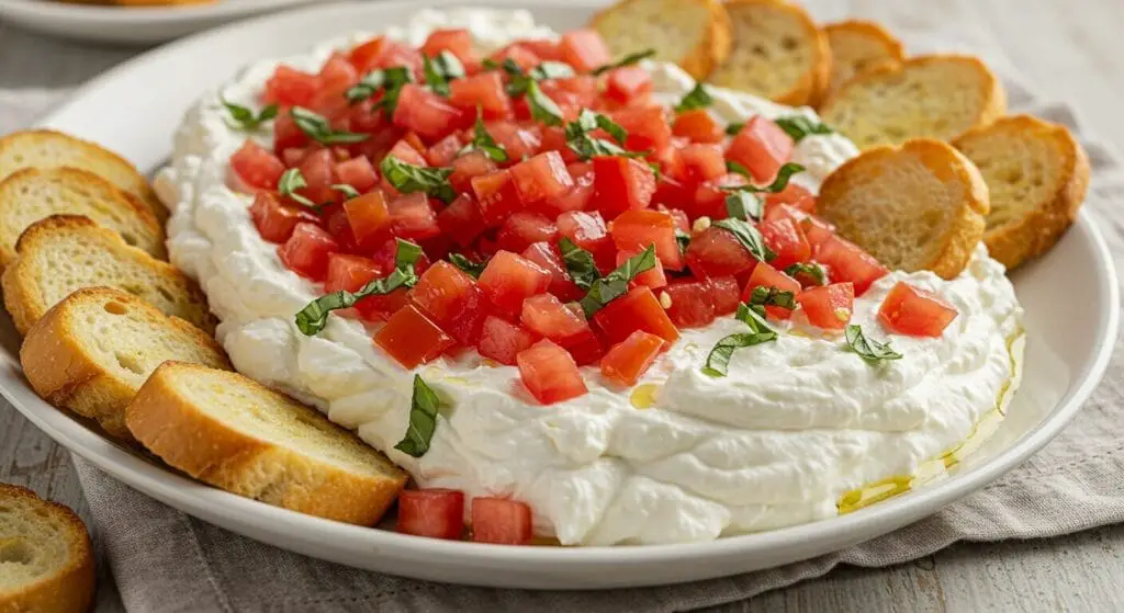 ultimate Creamy Bruschetta Dip recipe