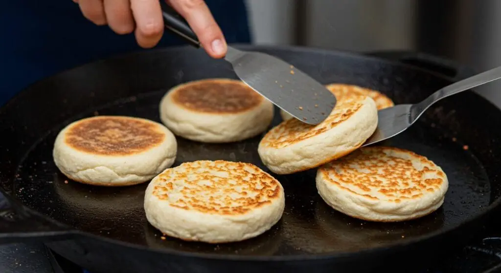 easy homemade english muffins with nooks and crannies