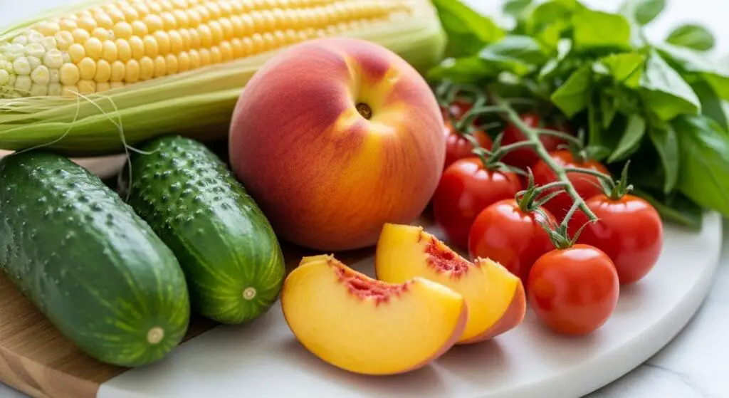 A small jar or bowl of creamy, vibrant green goddess dressing, with fresh herbs like basil and parsley visible, ready for the Summer Grain Bowl recipe.