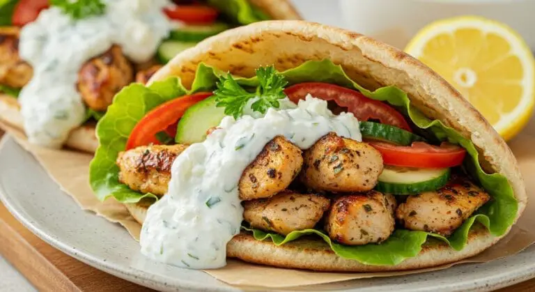 The Ultimate Mediterranean Chicken Gyros with Creamy Feta Tzatziki Recipe: A Flavor Fiesta!