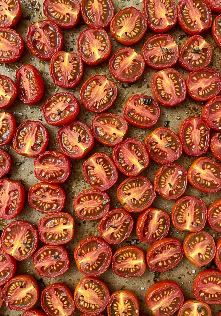 Slow Roasted Tomato Farro Salad