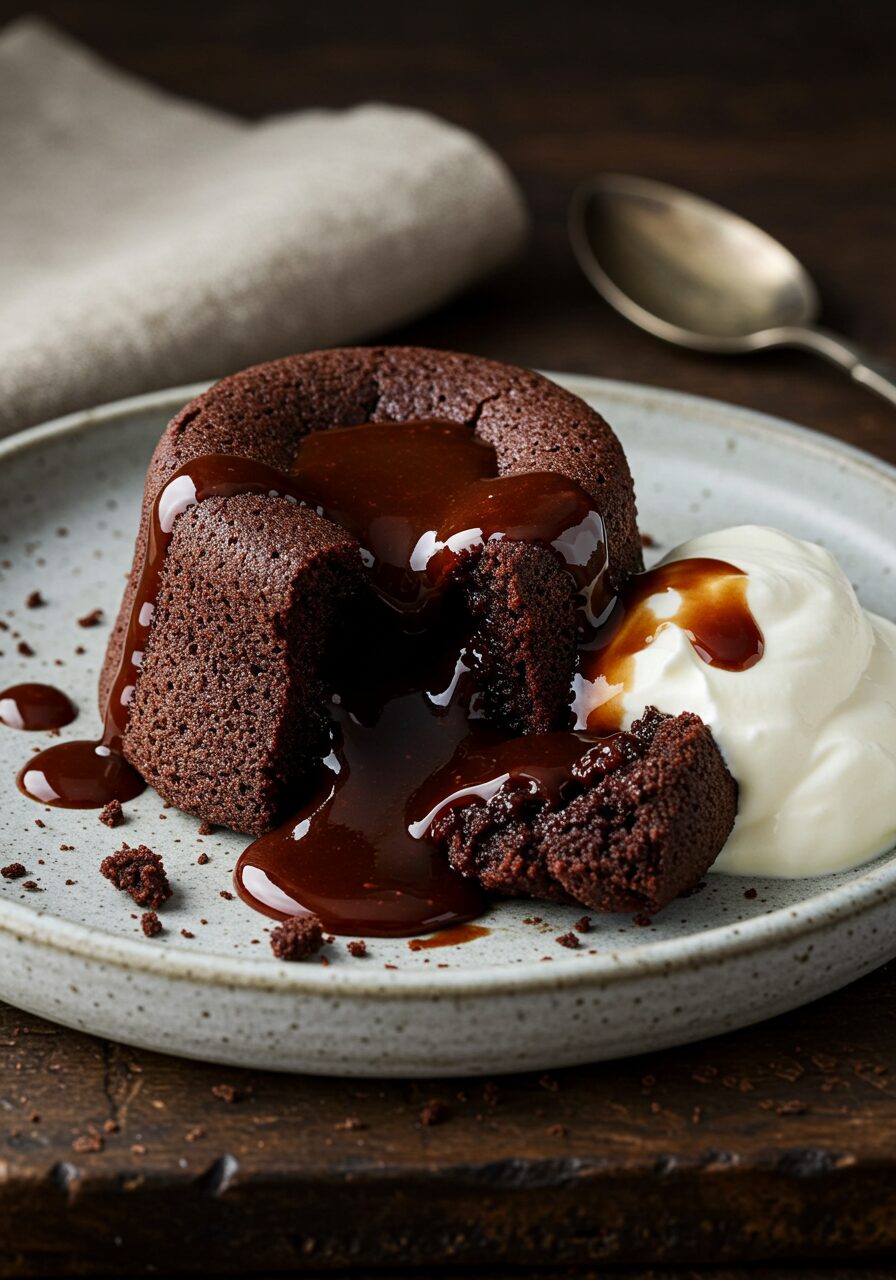 Five-spice flourless chocolate cake