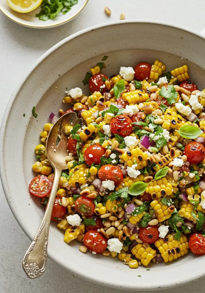 Grilled Corn Salsa