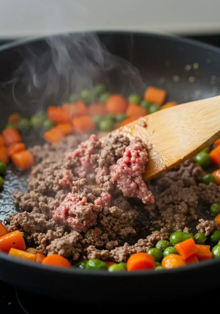 Ground Beef and Zucchini Skillet