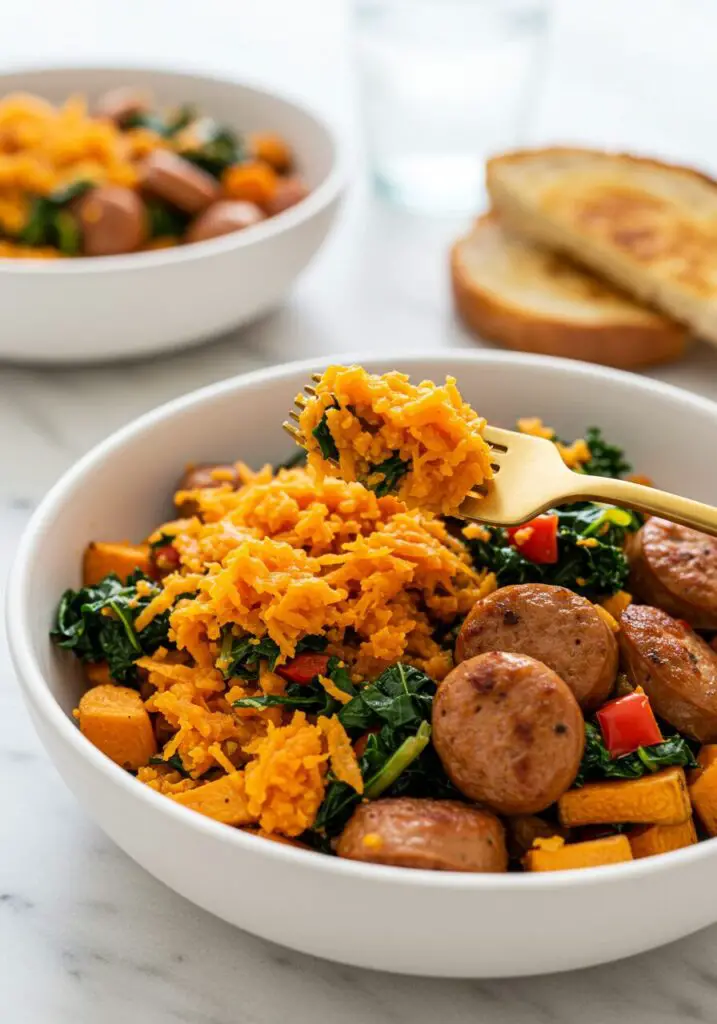 Sweet Potato Hash Protein Bowl