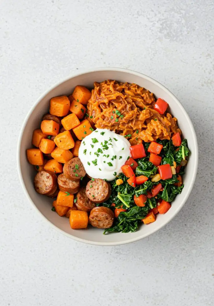 Sweet Potato Hash Protein Bowl