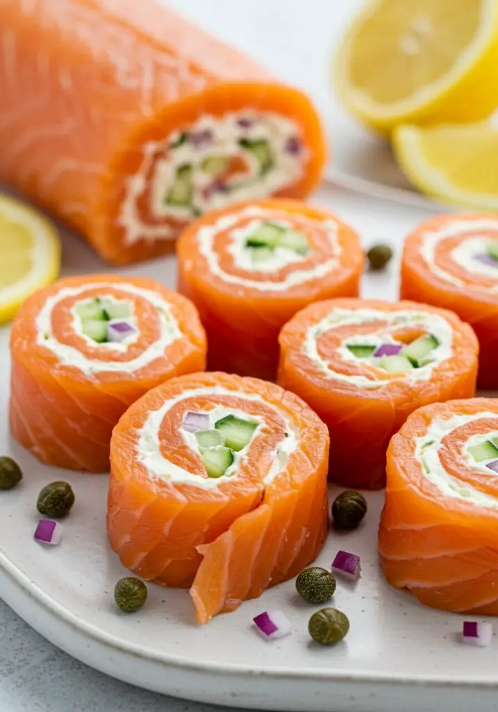 Smoked Salmon Pinwheels