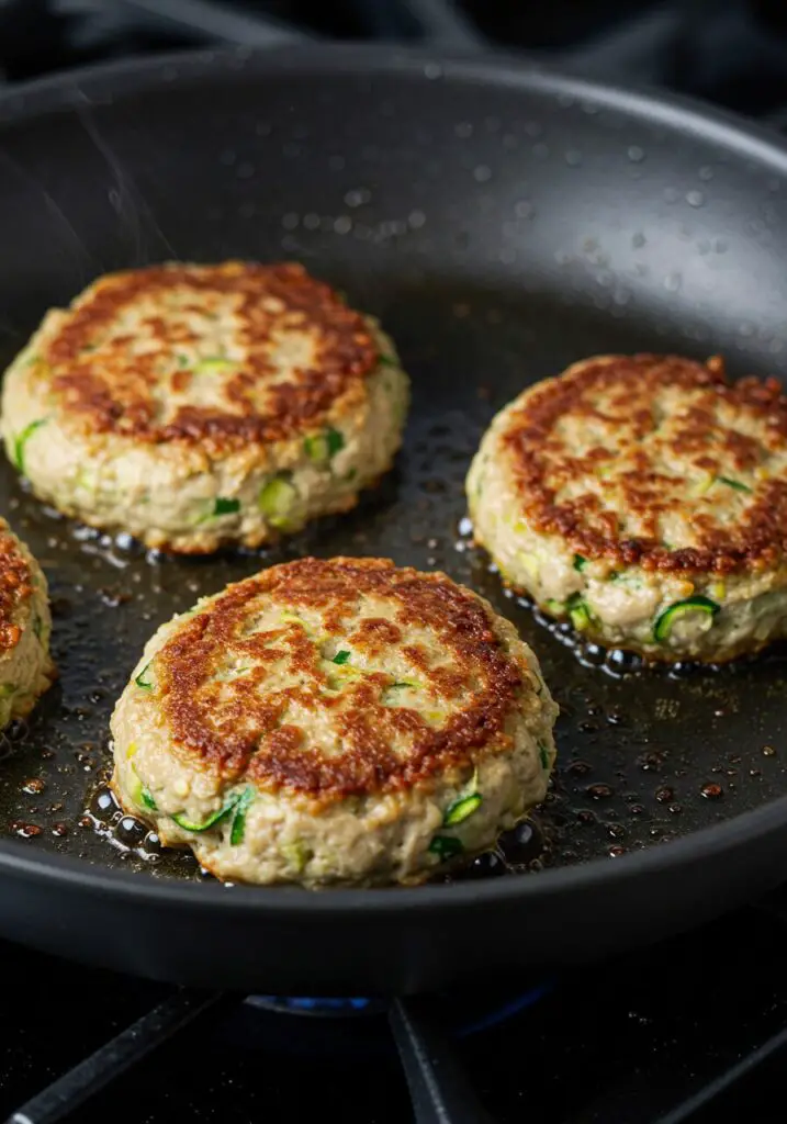 Juicy Turkey Burgers with Zucchini