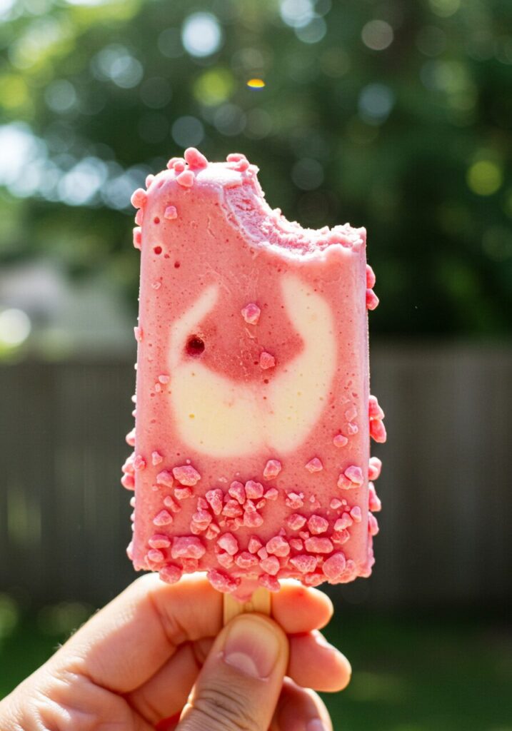 Strawberry Shortcake Ice Cream Bars