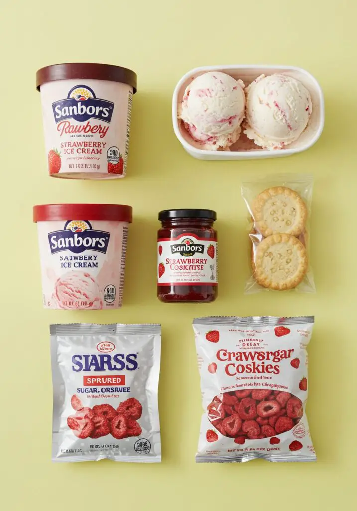 Strawberry Shortcake Ice Cream Bars