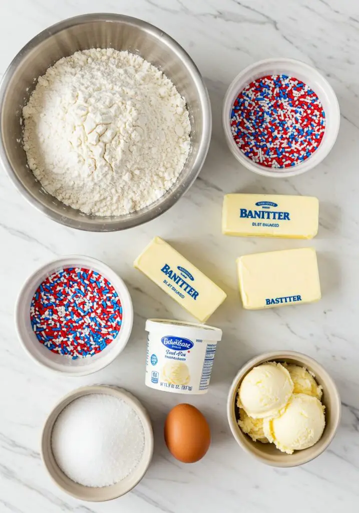 July 4th Ice Cream Sandwiches