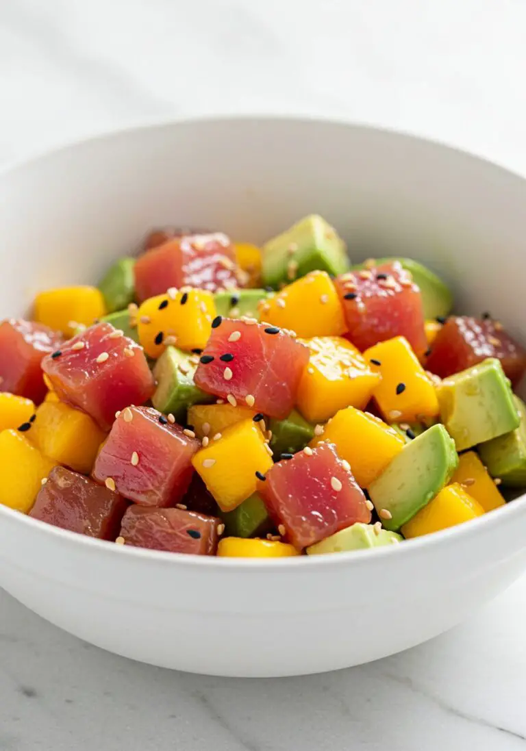 Avocado Mango Poke Salad
