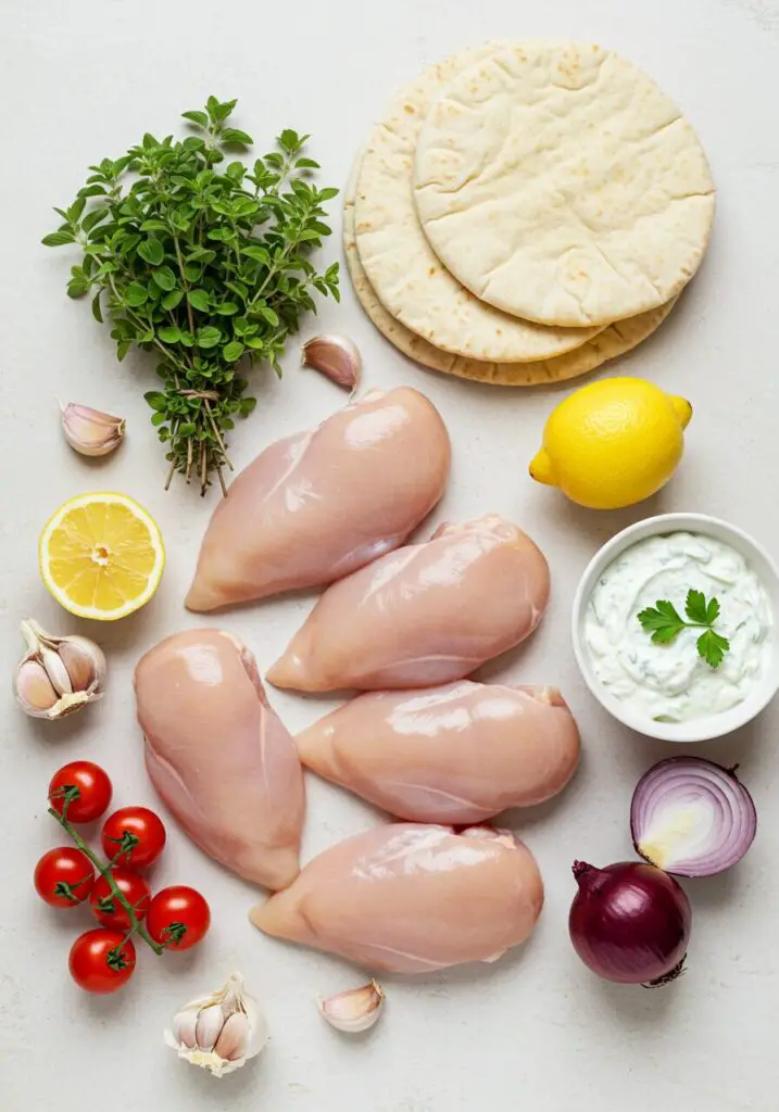 Greek Grilled Chicken Pita