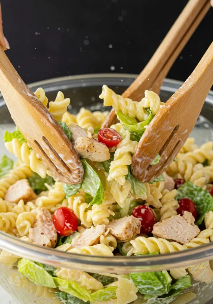 Chicken Caesar Pasta Salad