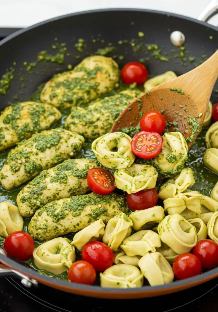Pesto Chicken Tortellini
