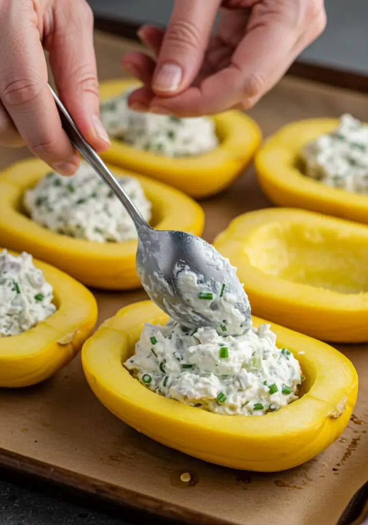 Stuffed Patty pan Squash