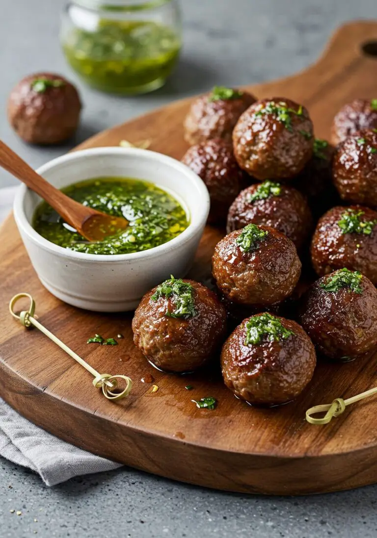 The Best Easy Chimichurri Meatballs (An Herb-Packed Favorite!)
