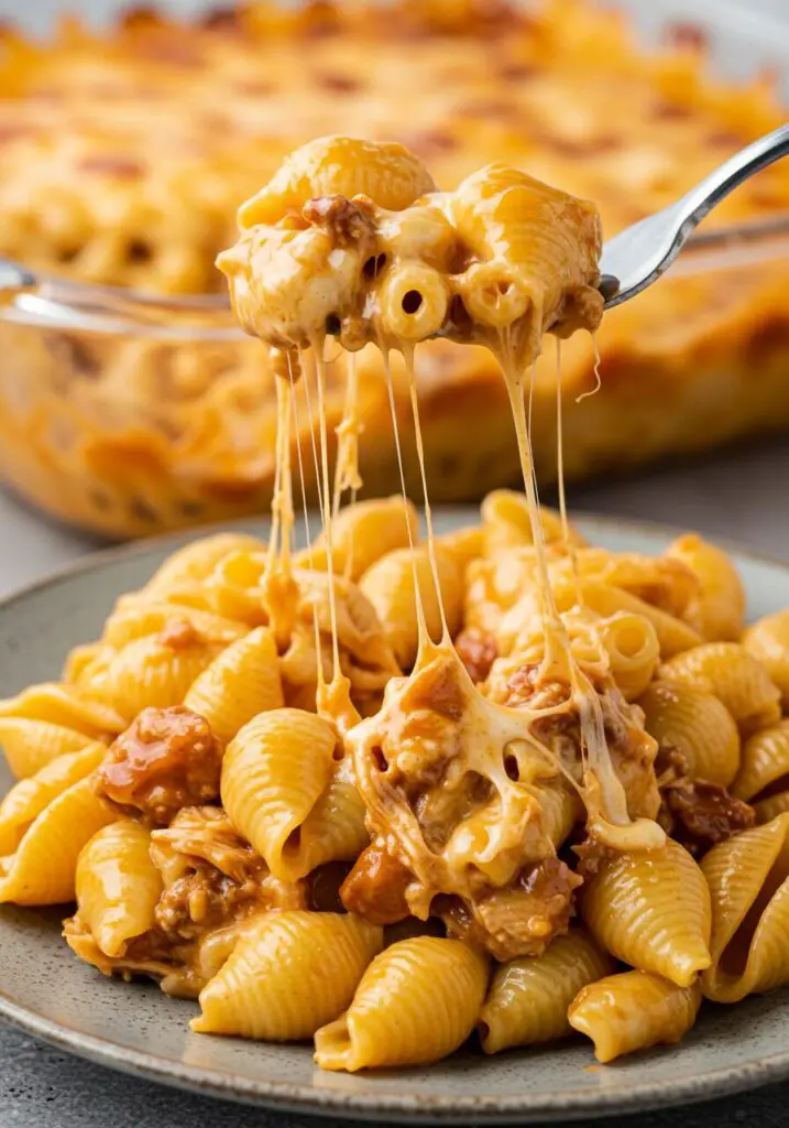 BBQ Chicken Mac and Cheese