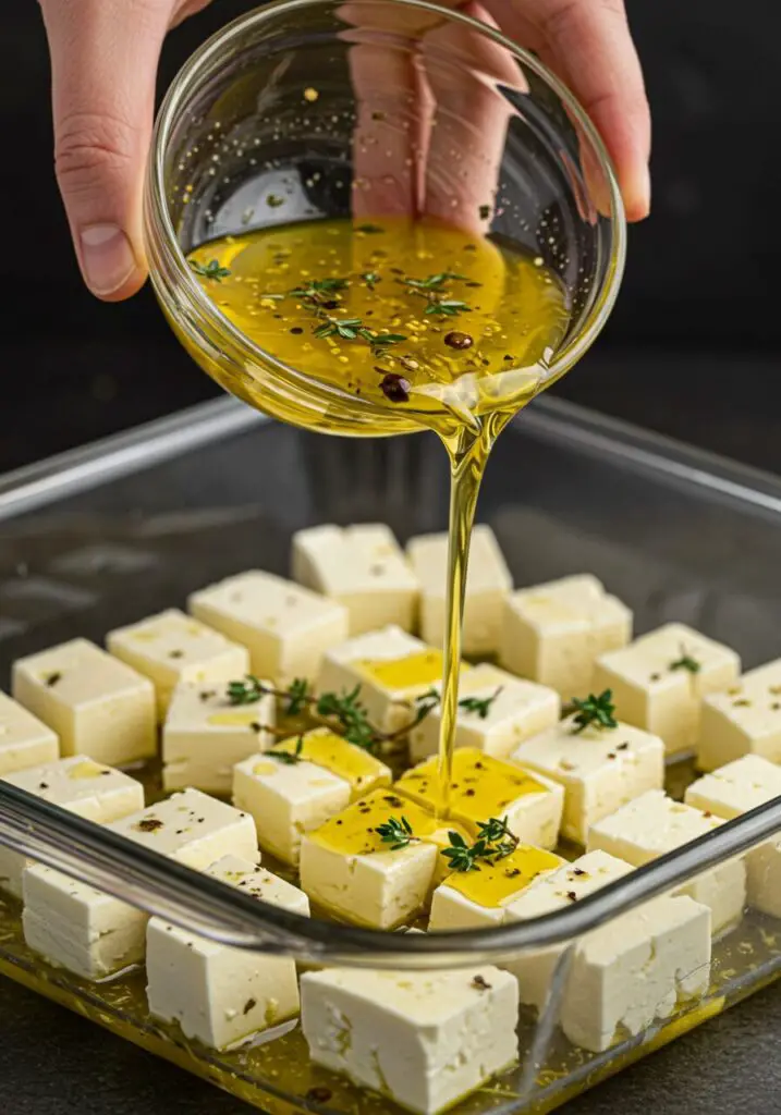 Green Peppercorn Marinated Feta