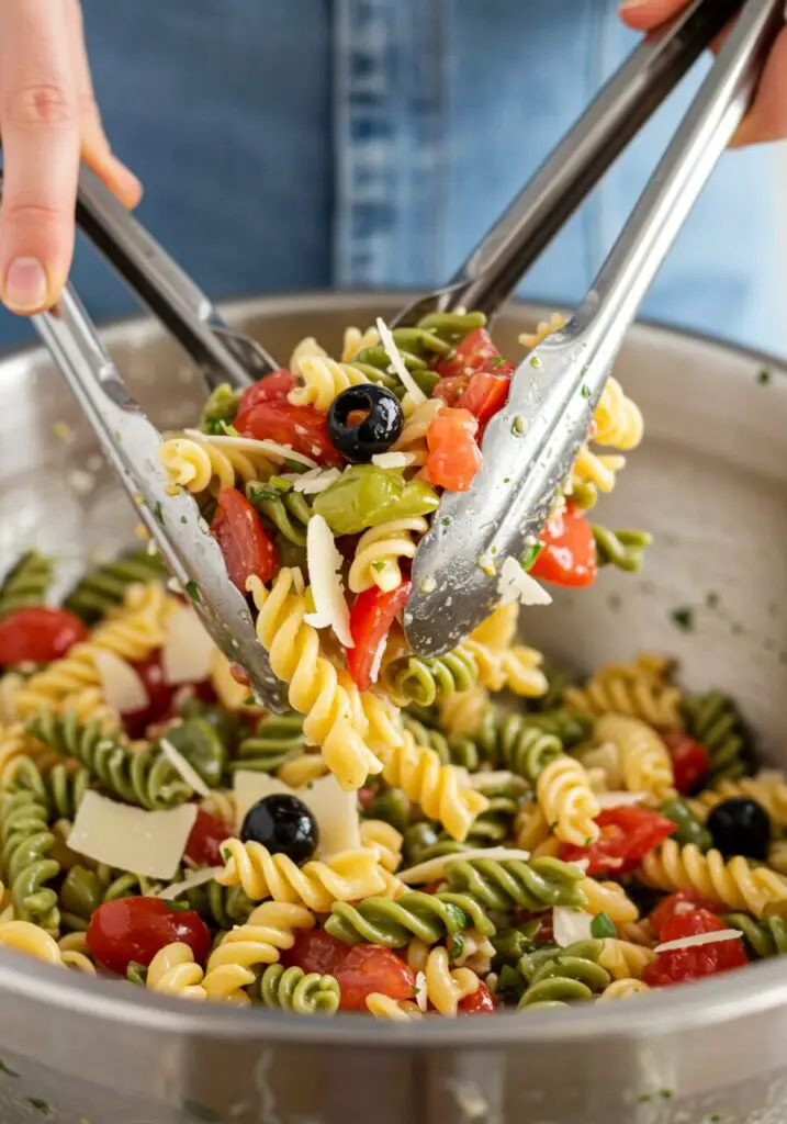 Tri-Color Pasta Salad Recipe