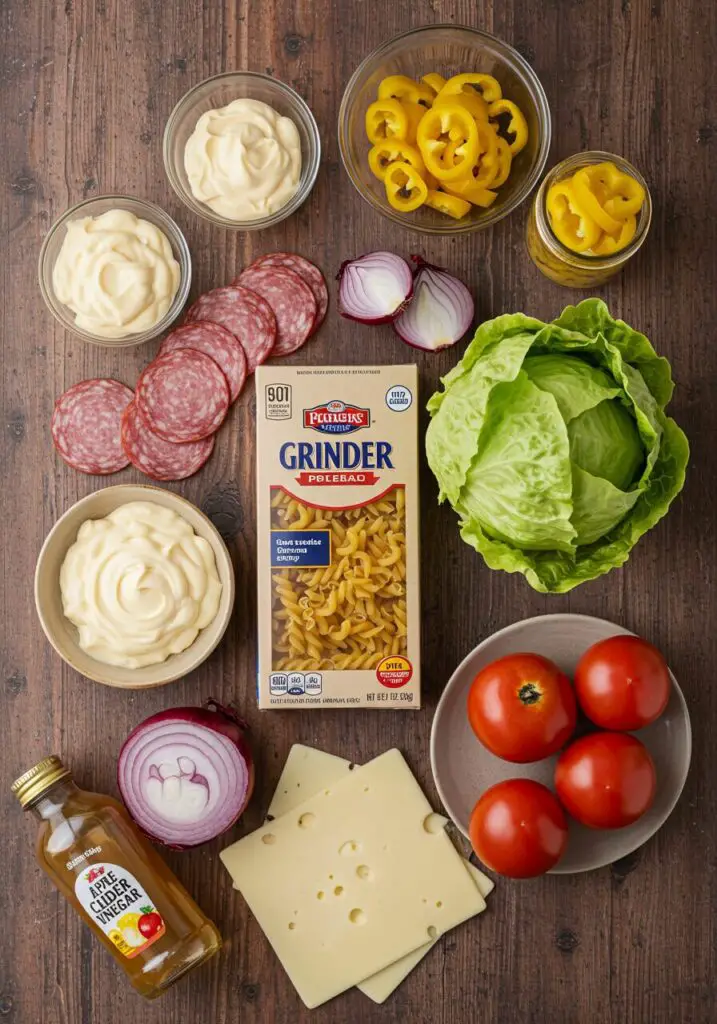 Grinder Pasta Salad Recipe
