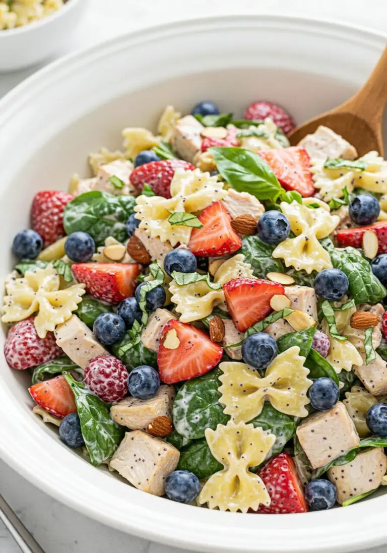 Summer Berry Pasta Salad