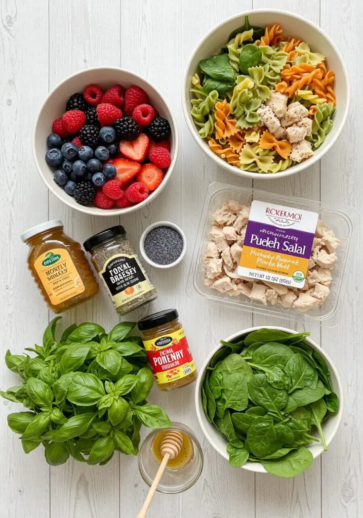 Summer Berry Pasta Salad