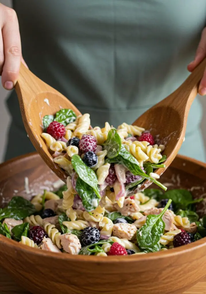 Summer Berry Pasta Salad