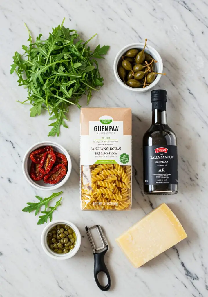 Summer Pasta Salad with Baby Greens