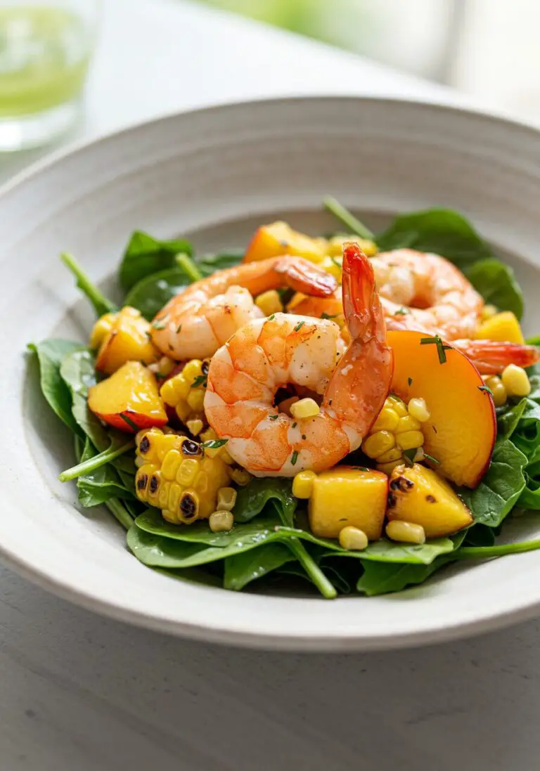 Shrimp and Nectarine Salad