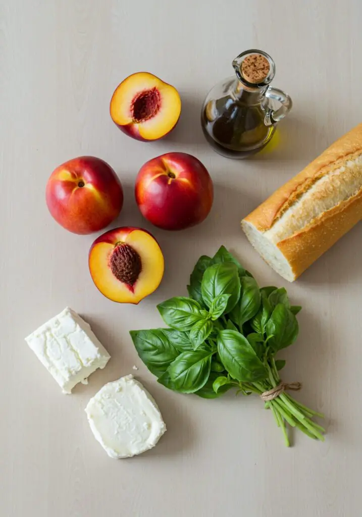 Grilled Nectarine Crostini