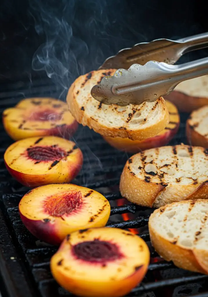 Grilled Nectarine Crostini