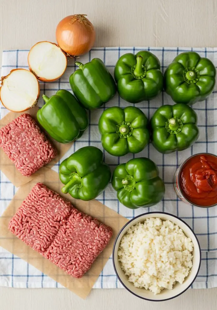 Old-Fashioned Stuffed Bell Peppers