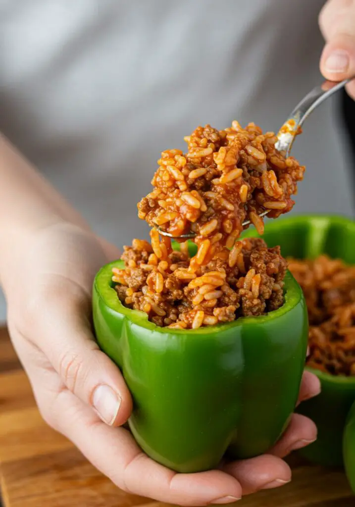 Old-Fashioned Stuffed Bell Peppers