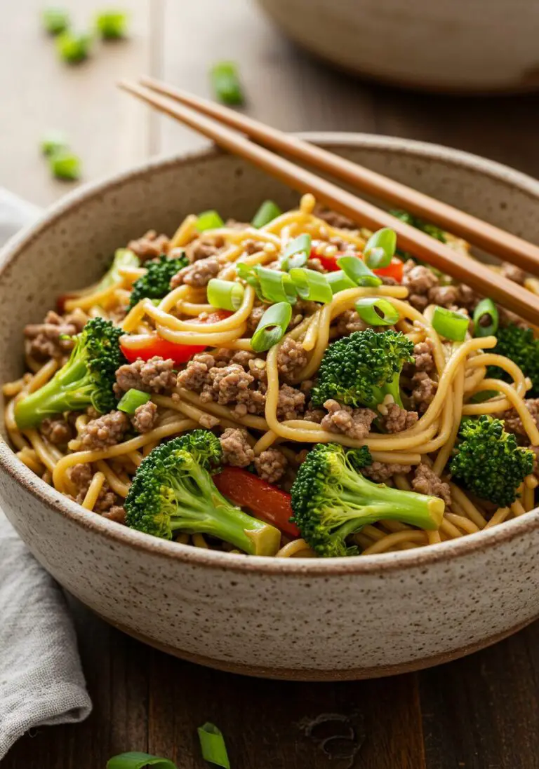 Asian Beef and Noodles Recipe