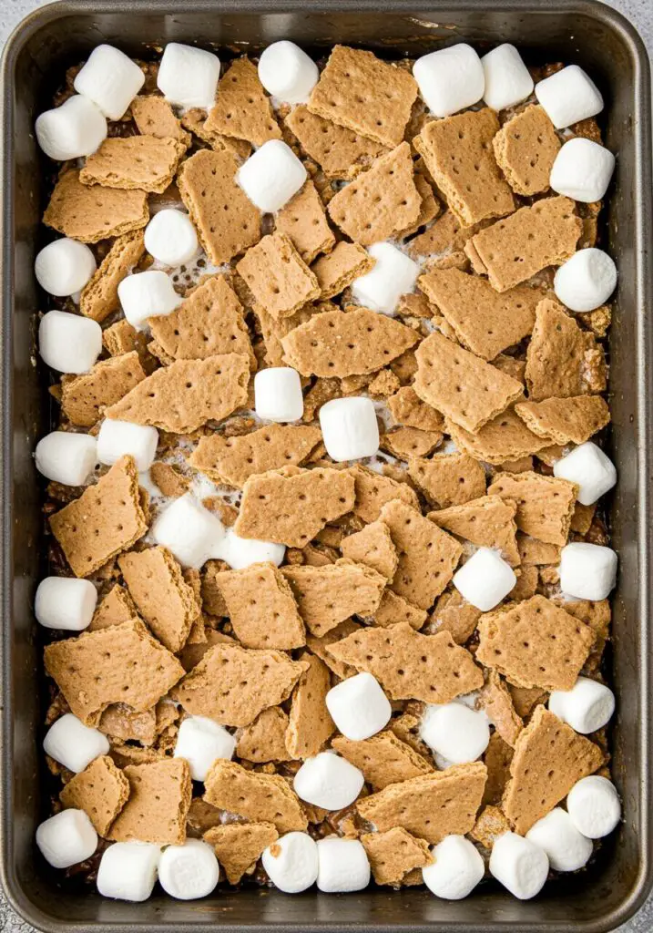 S'more Butterscotch Caramel Dump Cake