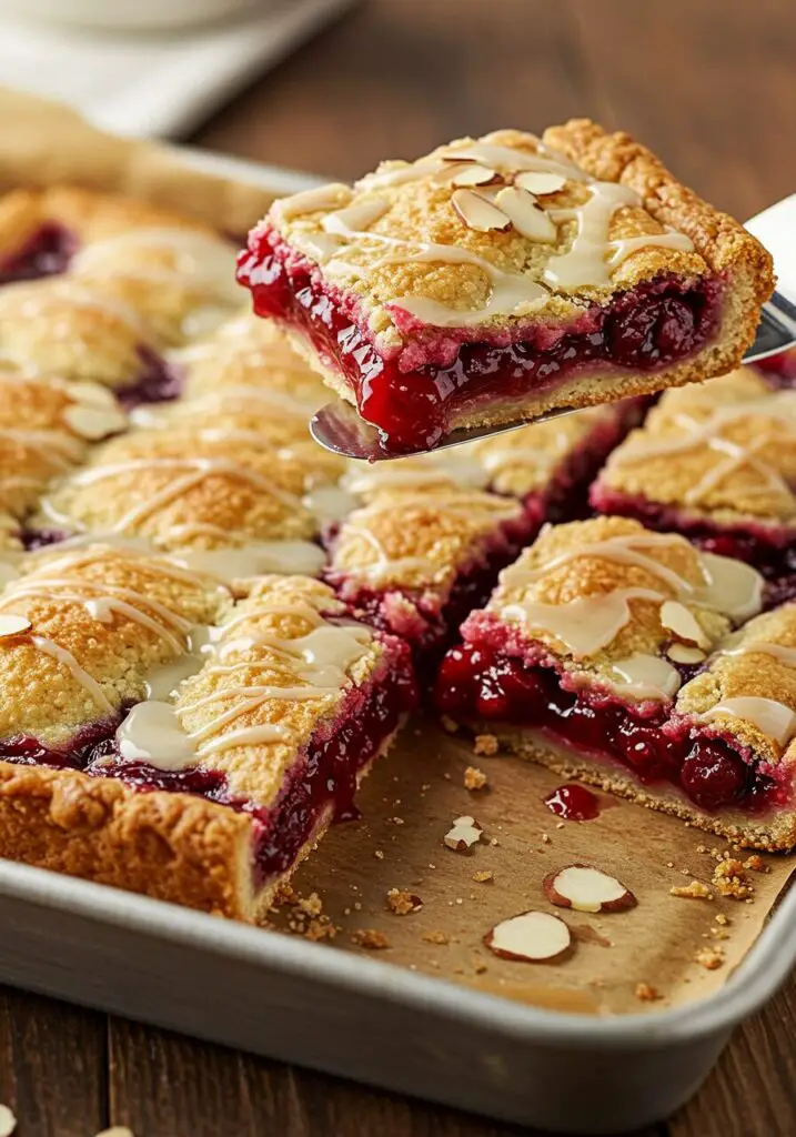Cherry Almond Slab Pie