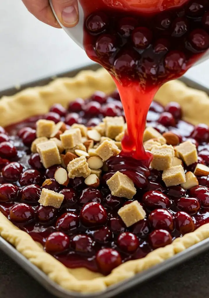 Cherry Almond Slab Pie