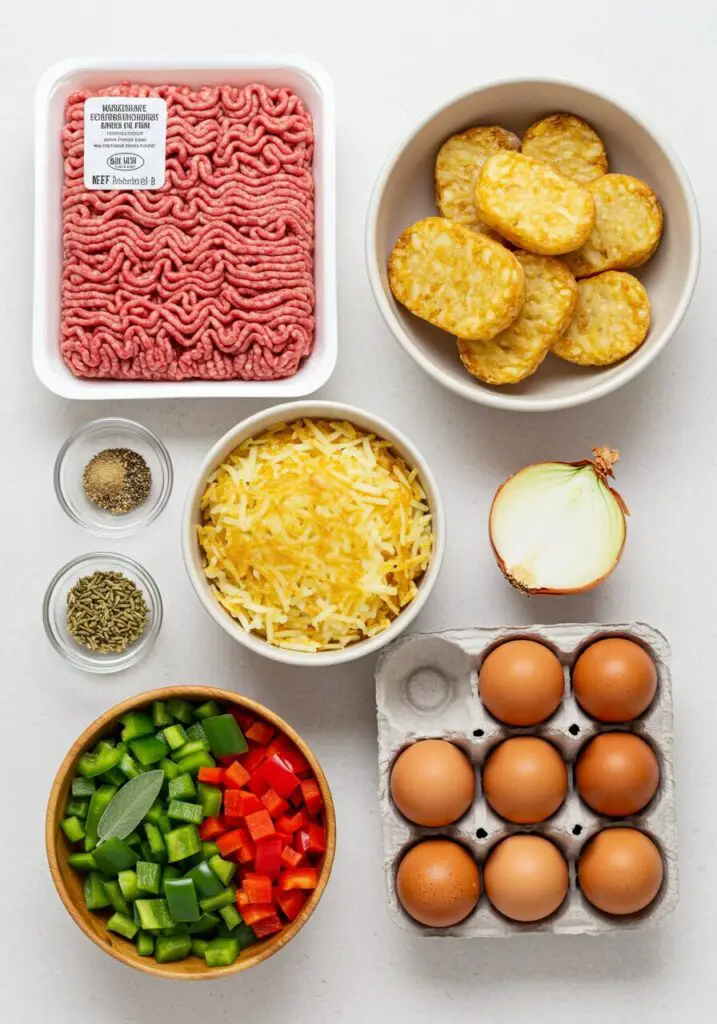 Sausage Hash Brown Egg Muffins