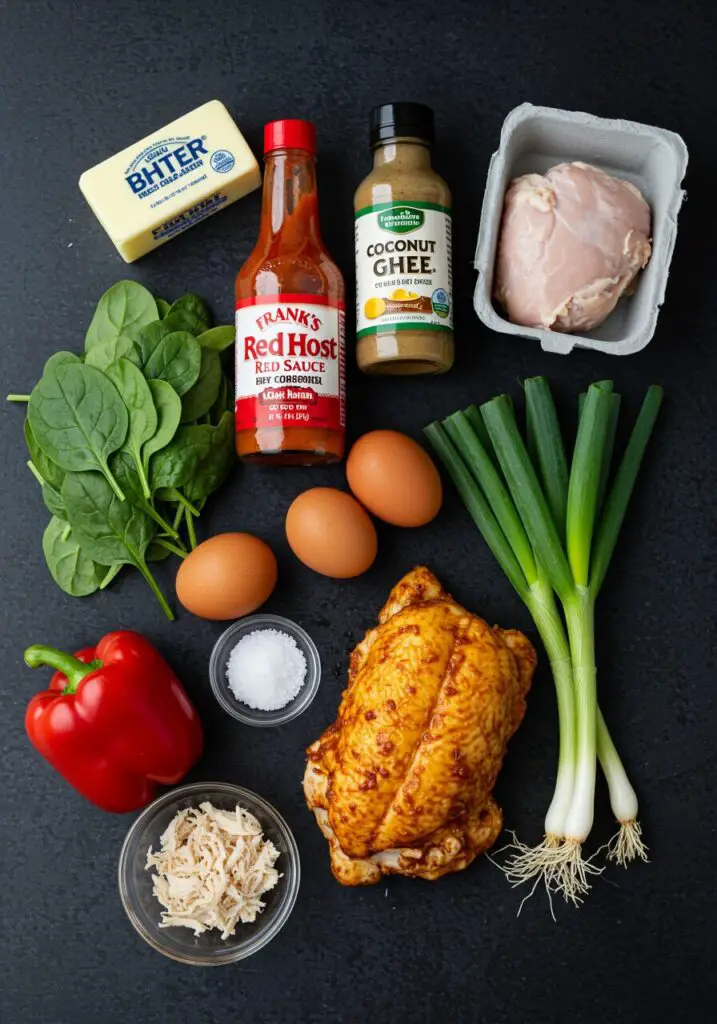 Buffalo Chicken Egg Muffins