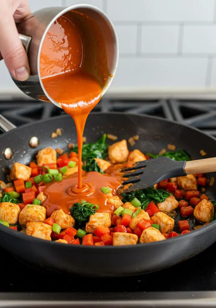 Buffalo Chicken Egg Muffins