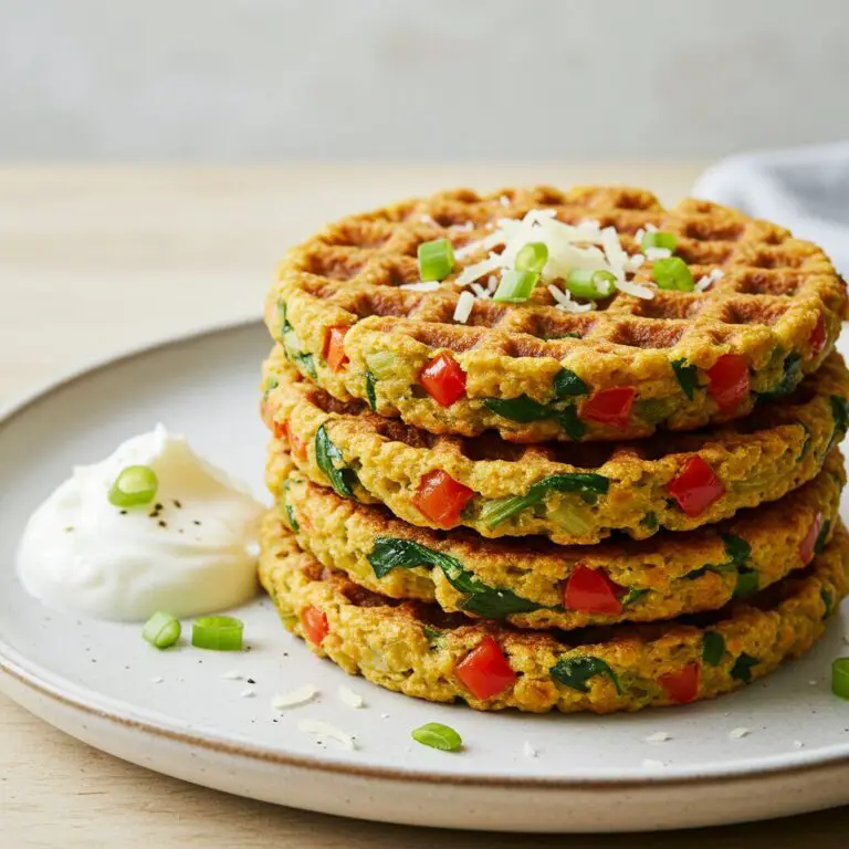Savory Chickpea Waffles