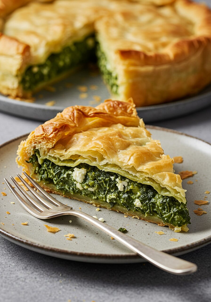 Green Vegetable and Feta Pie