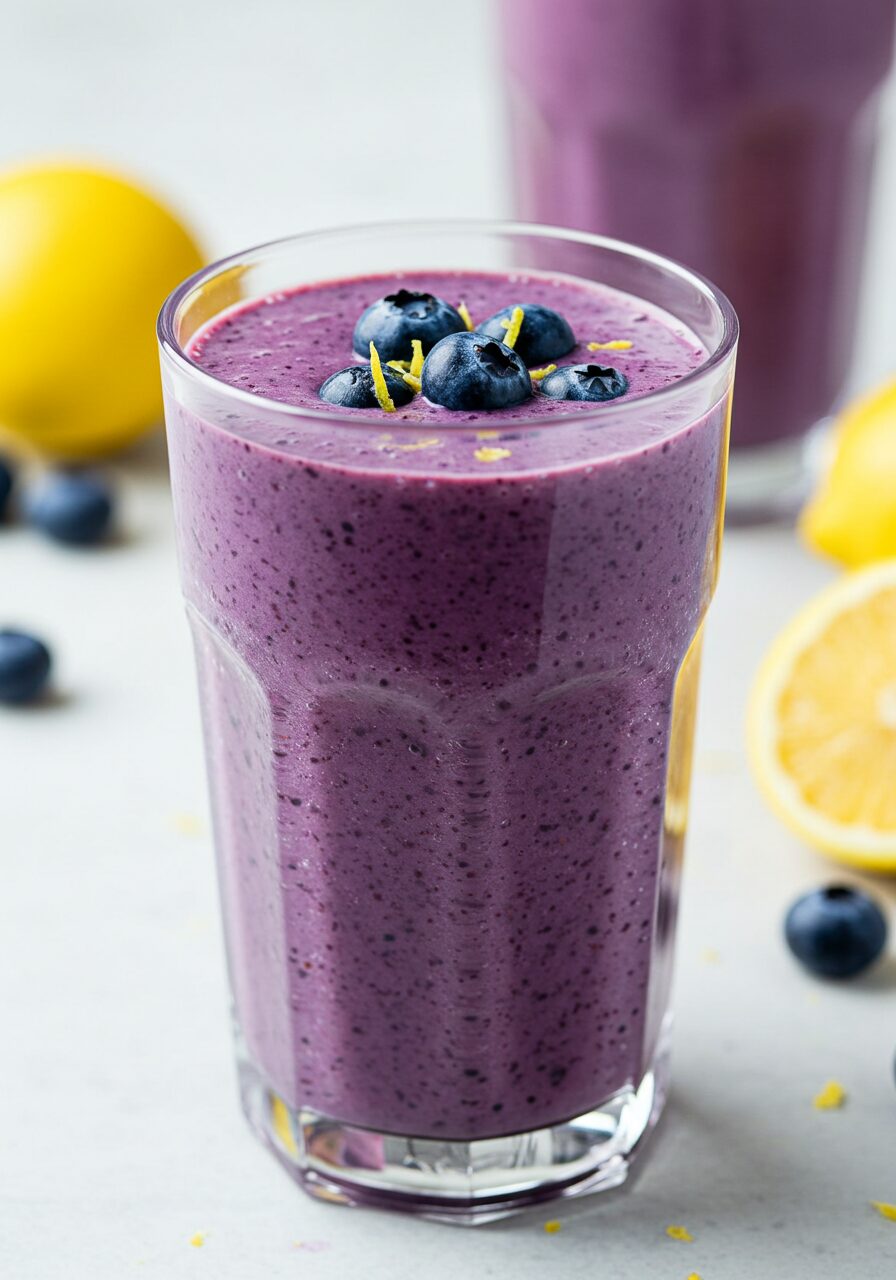 The Best Anti Inflammatory Lemon Blueberry Smoothie A 5 Minute The Best Anti Inflammatory Lemon Blueberry Smoothie A 5 Minute