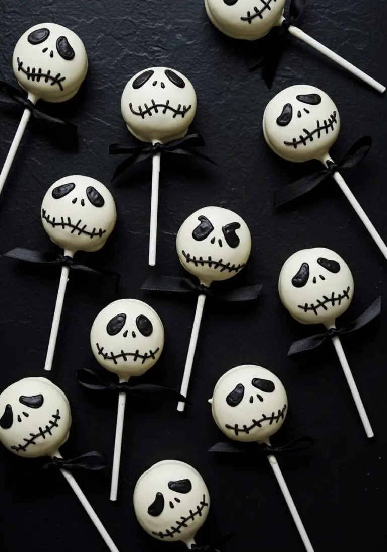 Jack Skellington Oreo Pops