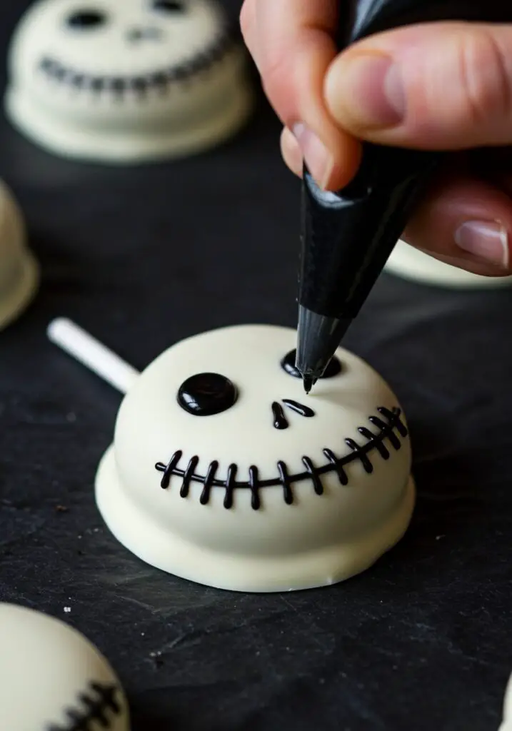 Jack Skellington Oreo Pops