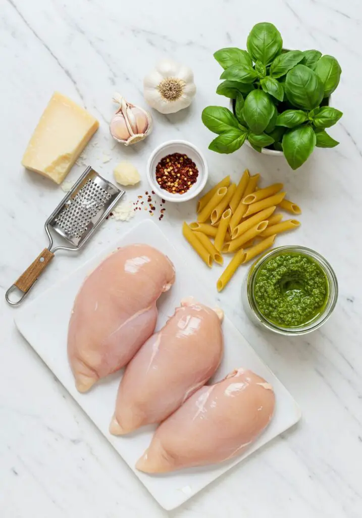 Creamy Chicken Pesto Pasta