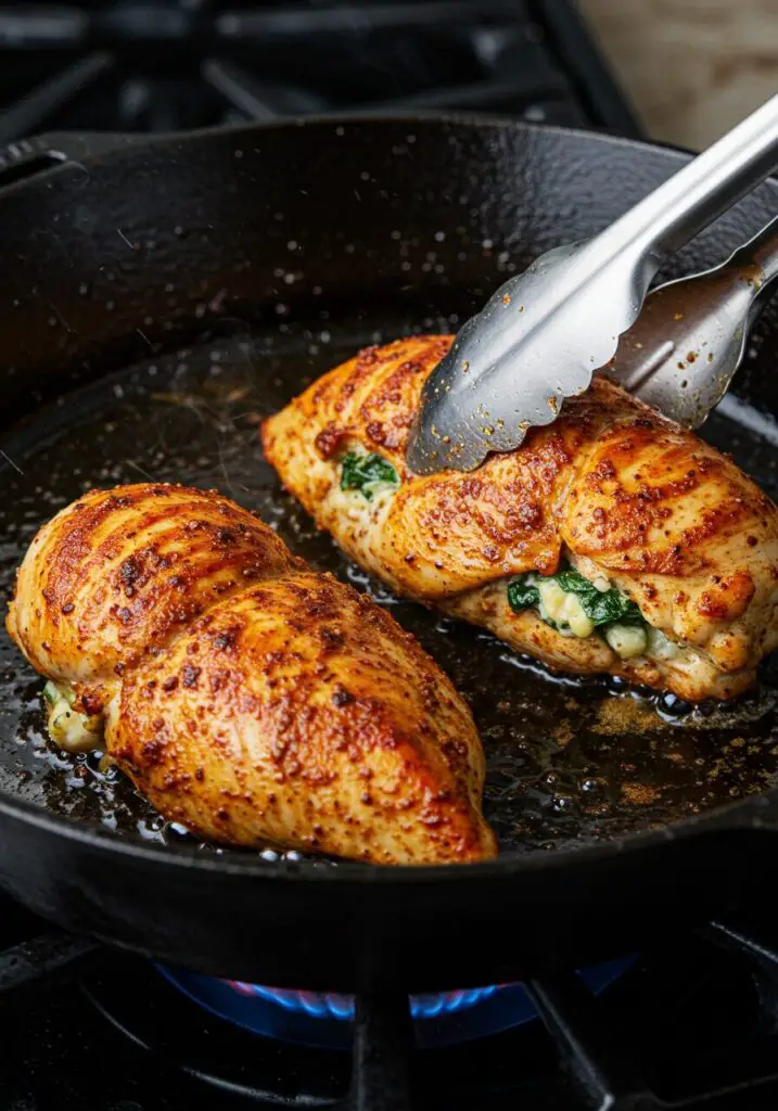 Cheesy Asparagus Stuffed Chicken