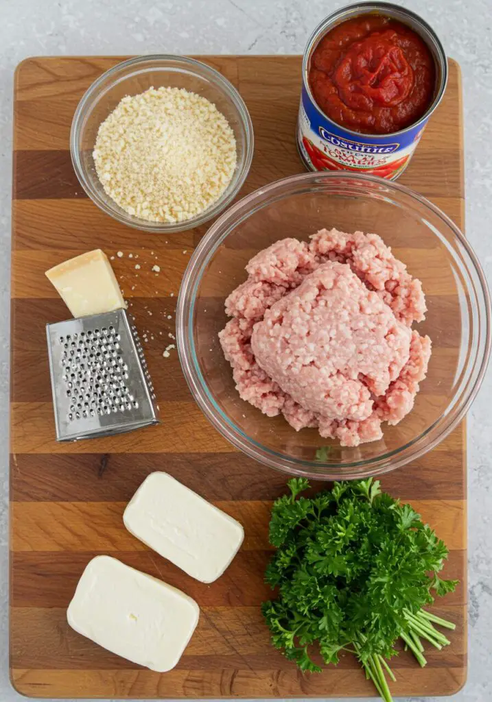 Chicken Parm Meatball Skillet